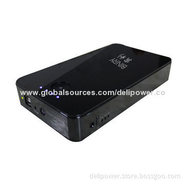 High-performance Lithium Battery Power Bank with 2*USB 5V*2, 2*12/19/24V DC Output Voltage